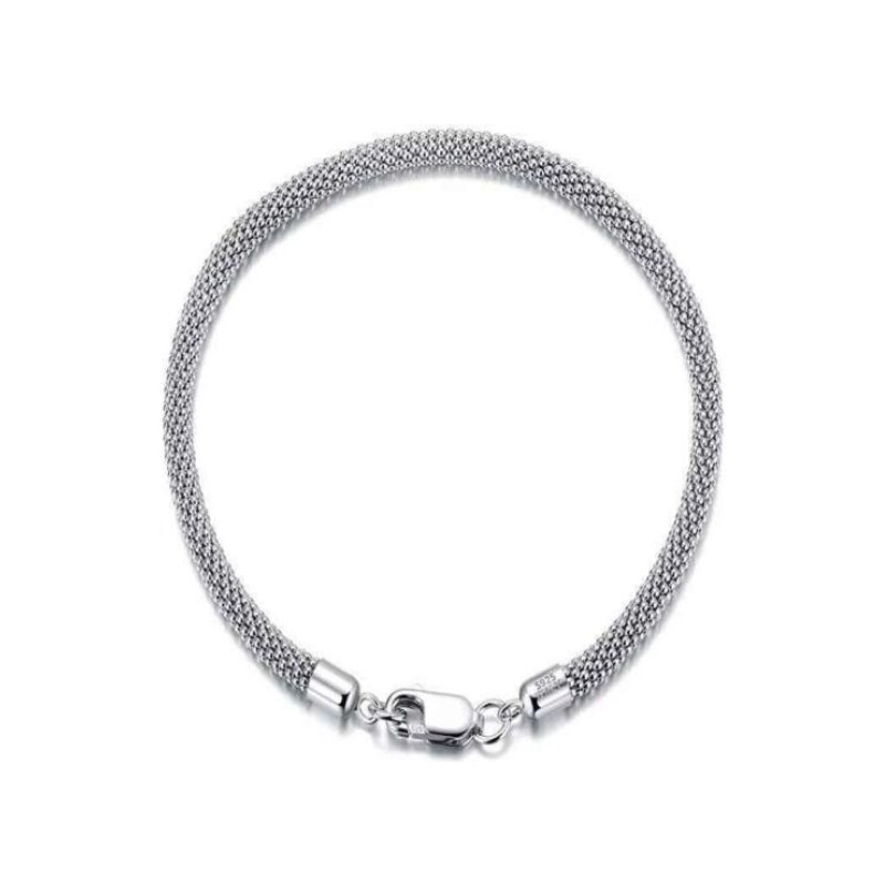 MAJYA MAY STORY Stříbrný náramek MADLEN 16 cm | šířka 3 mm 11229 100518407