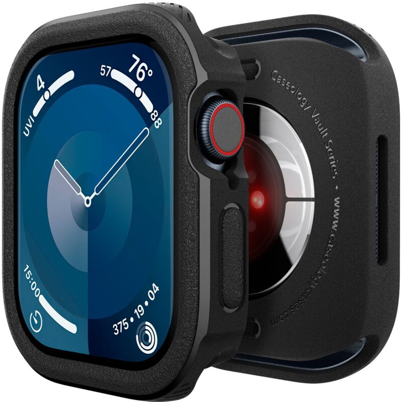 Spigen Pouzdro / kryt pro Apple Watch 46mm - Caseology, Vault Black 100523131