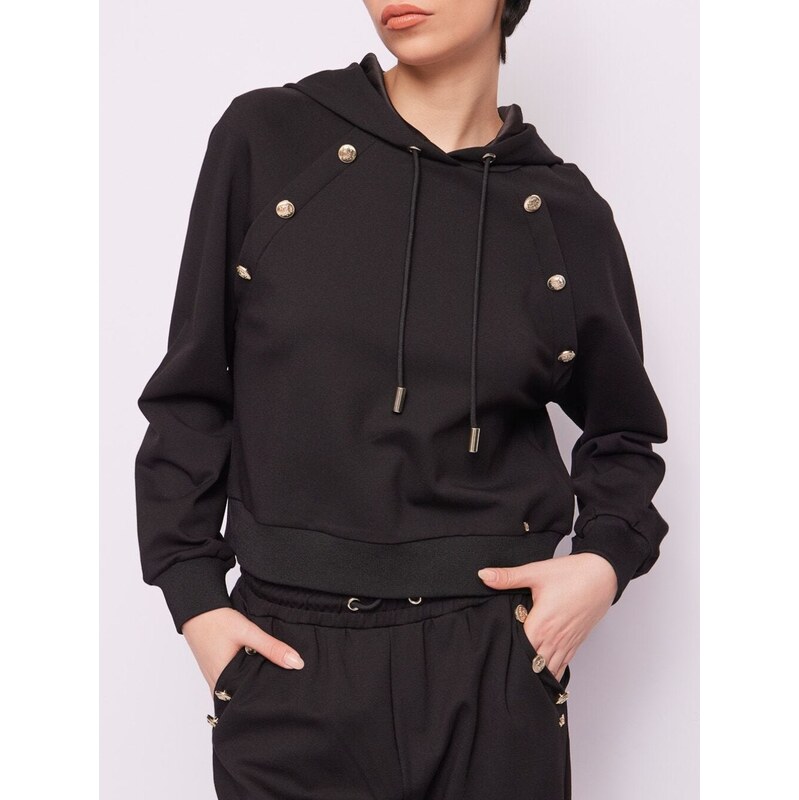 GAUDI Buttons Black mikina 100525265