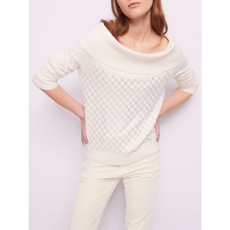 GAUDI Whisper White svetr 100525275