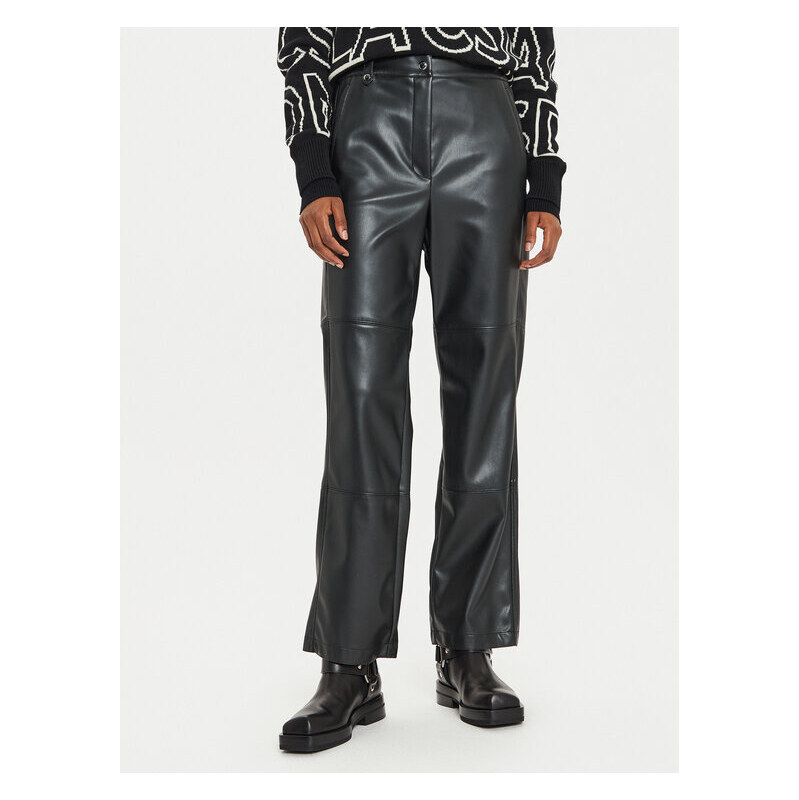 Kalhoty z imitace kůže Max Mara Leisure 100525976