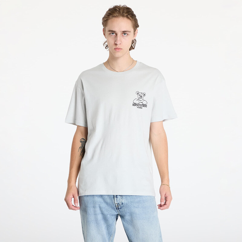 Tričko Horsefeathers Teddy T-Shirt Cement S