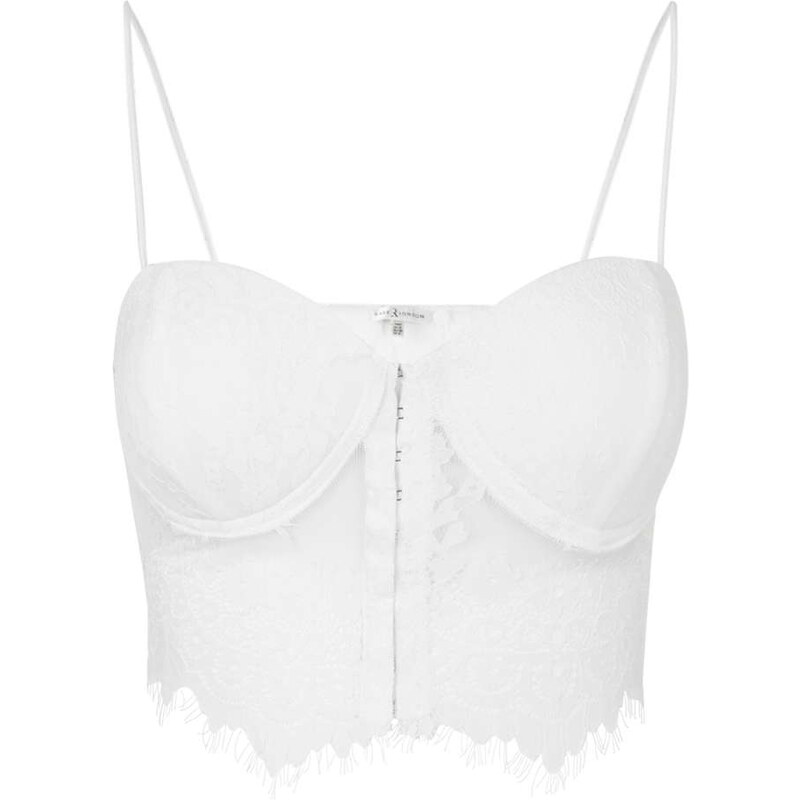 Topshop **Lace Bustier Bralet by Rare