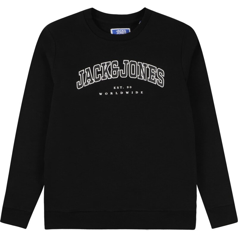 Jack & Jones Junior Mikina černá / bílá