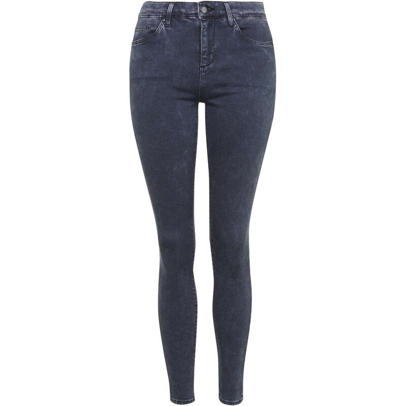 Topshop MOTO Indigo Acid Leigh Jeans