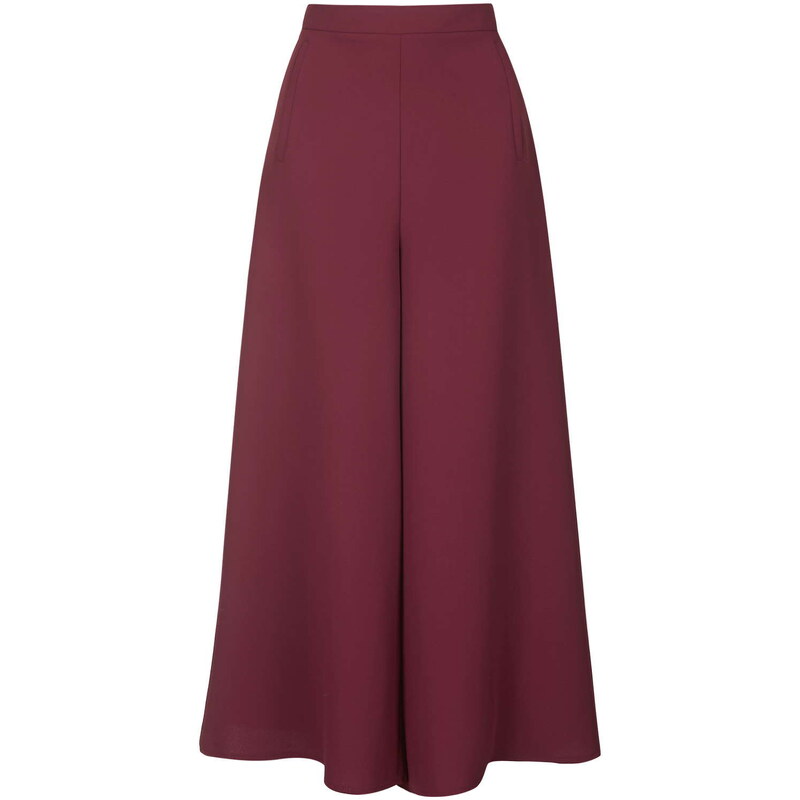 Topshop Cropped Palazzo Trousers