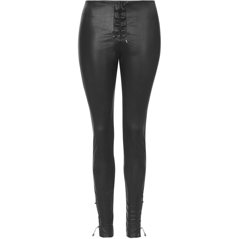 Topshop **Faux Leather Trousers by WYLDR