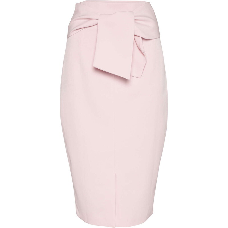 Topshop **Blush Tie Detail Pencil Skirt by Lavish Alice