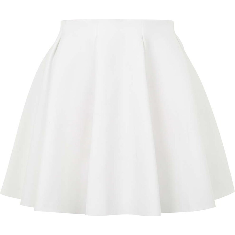 Topshop PETITE Box Pleat Flippy Skirt