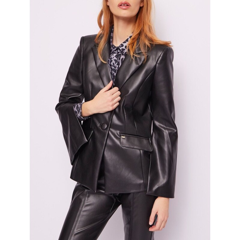 GAUDI Leatherette Black sako 100550718