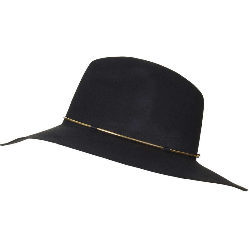 Topshop Metal Trim Fedora Hat