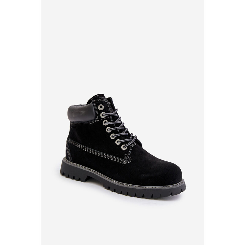BIG STAR SHOES Semišové Zateplené Pánské Trappery Big Star HI