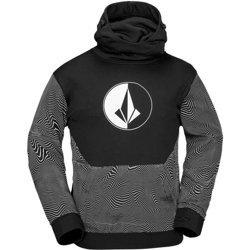 Mikina Volcom Hydro Riding Hoodie Black Print