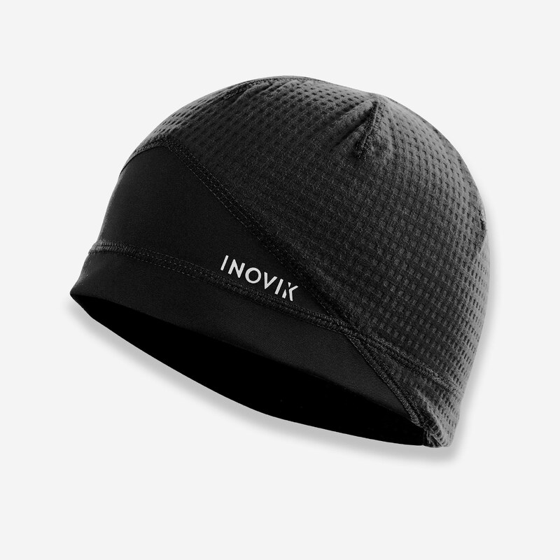 INOVIK DĚTSKÁ ČEPICE NA BĚŽKY 500 ČERNÁ