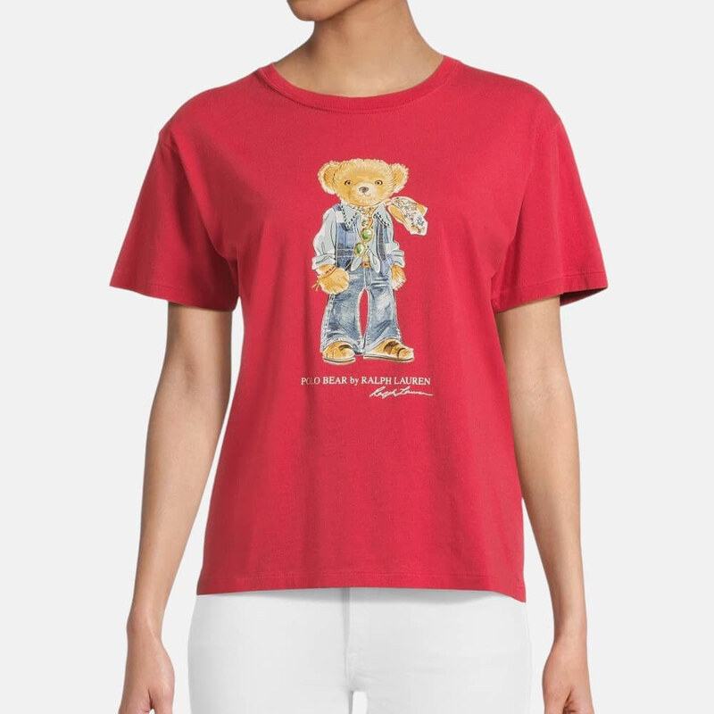 Dámské červené triko Ralph Lauren 56048