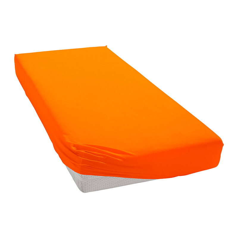 Polášek Jersey prostěradlo oranžové Rozměr: 60x120 cm