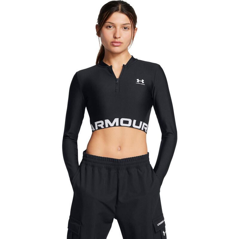 Dámské tričko Under Armour HeatGear Rib 1/4 Zip LS