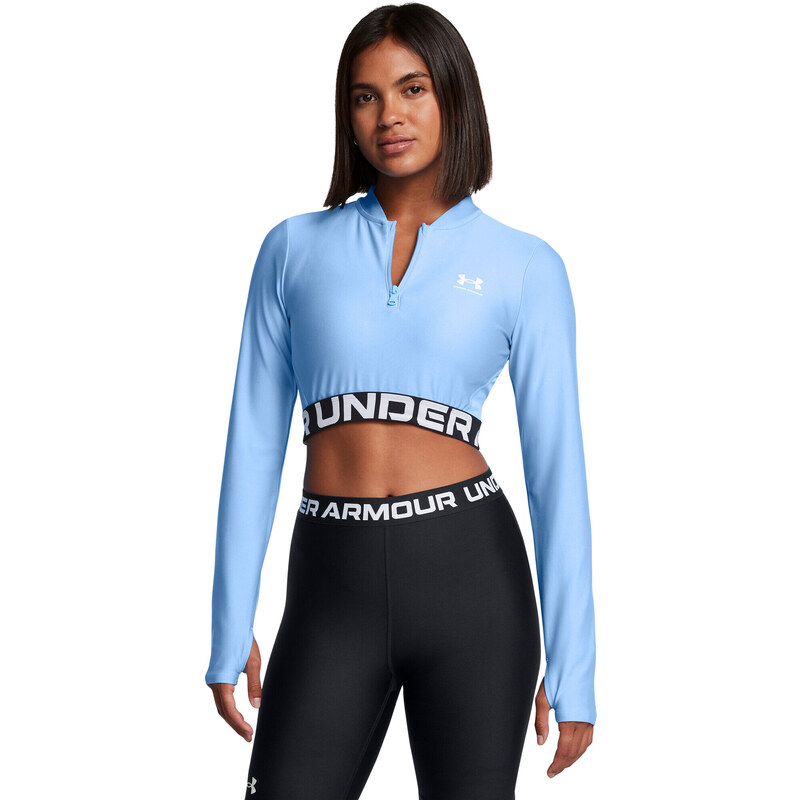 Dámské tričko Under Armour HeatGear Rib 1/4 Zip LS 100568286