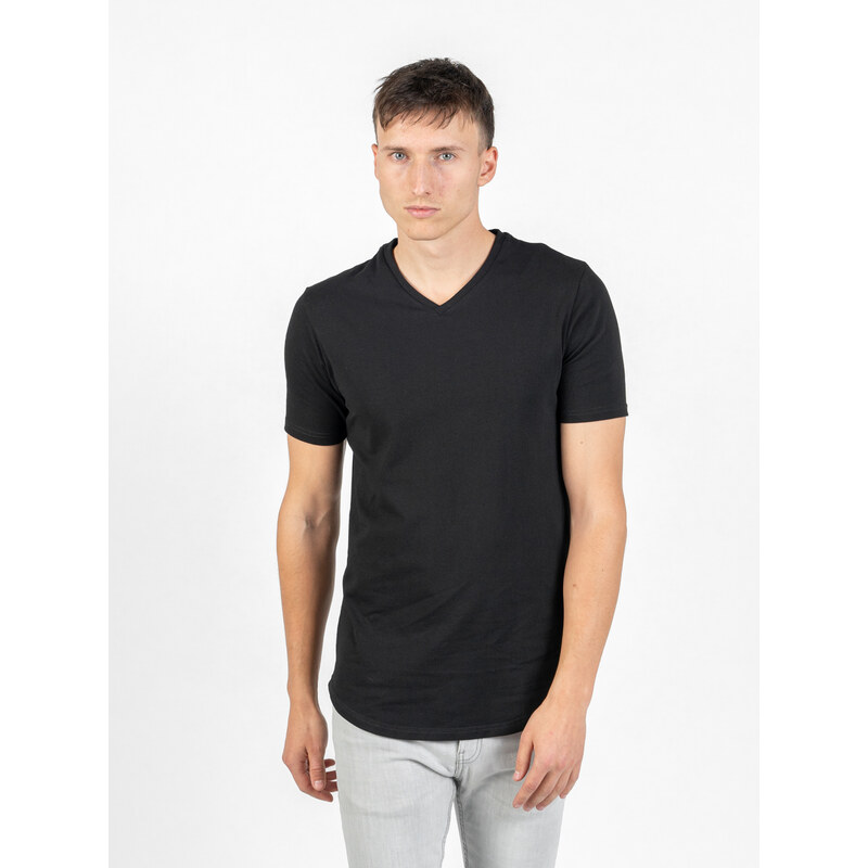 TallGuys Pánské prodloužené tričko | véčko | Deep black