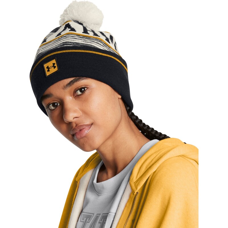 UNDER ARMOUR M Halftime Pom Beanie WHT 100586309