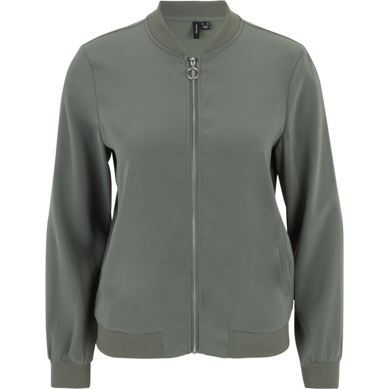 Vero Moda Petite Přechodná bunda tmavě zelená