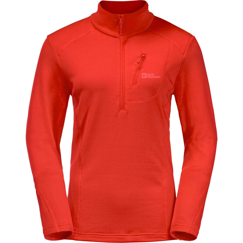 Oranžová dámská mikina Jack Wolfskin Kolbenberg HZ W 100599265