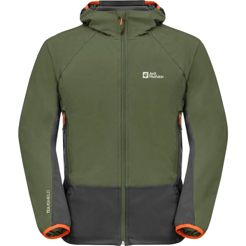 Tmavě zelená pánská bunda Jack Wolfskin Eagle Peak II Jkt M