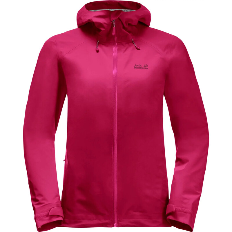 Tmavě růžová dámská sportovní bunda Jack Wolfskin Highest Peak 3l Jkt 100599273