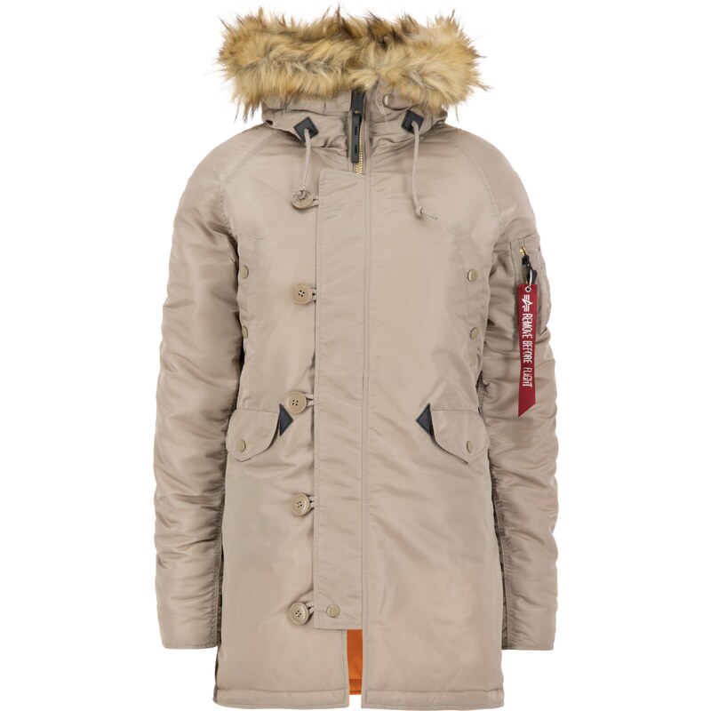 ALPHA INDUSTRIES Zimní bunda písková 106776763