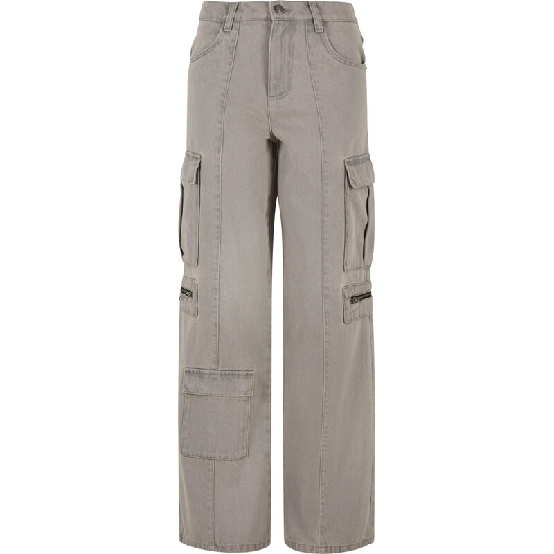 Urban Classics Džíny s kapsami šedá 108898562