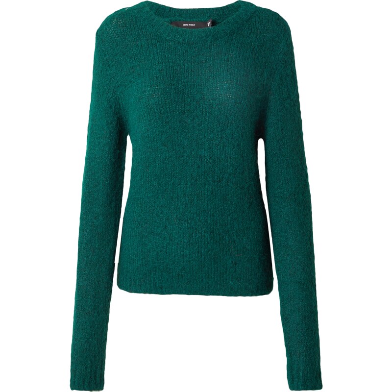 VERO MODA Svetr VMNovah tmavě zelená