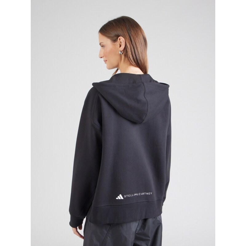 ADIDAS BY STELLA MCCARTNEY Sportovní mikina černá / bílá
