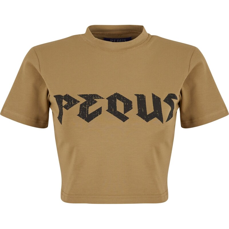 Pequs Tričko olivová / černá