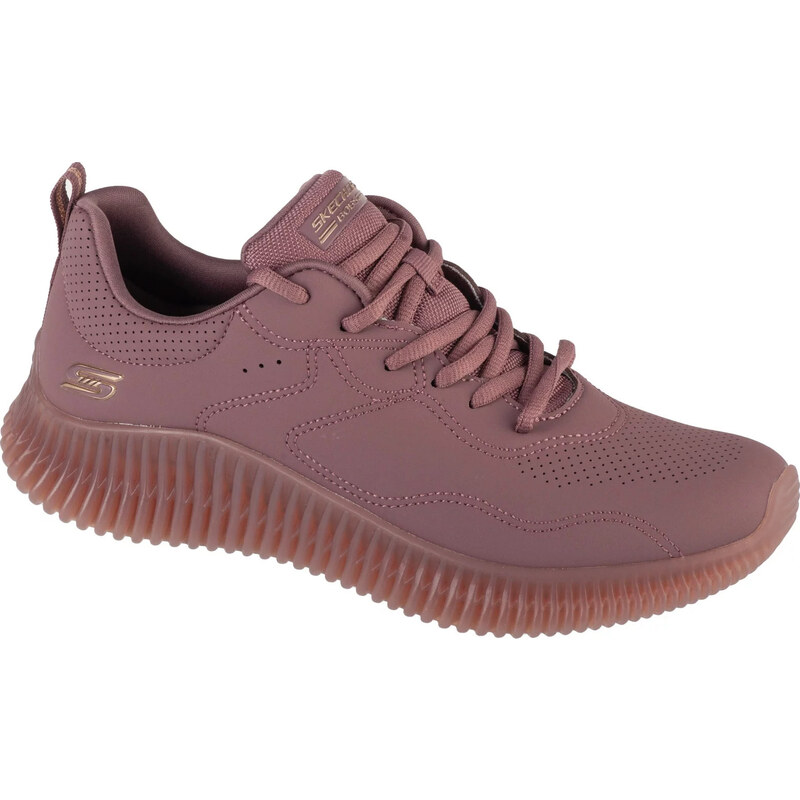Růžové dámské tenisky Skechers Bobs Geo - How Marvelous Růžová