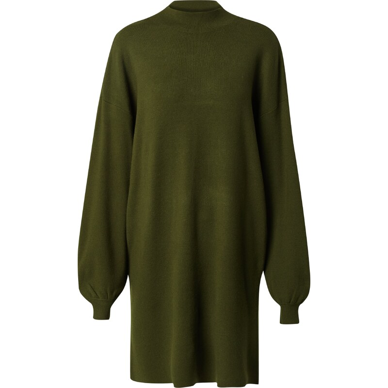 VERO MODA Úpletové šaty Nancy olivová 100638694