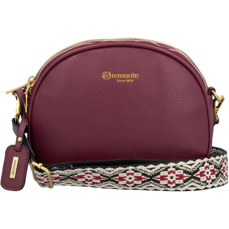 Dámská crossbody kabelka Q0634-31 Remonte vínová