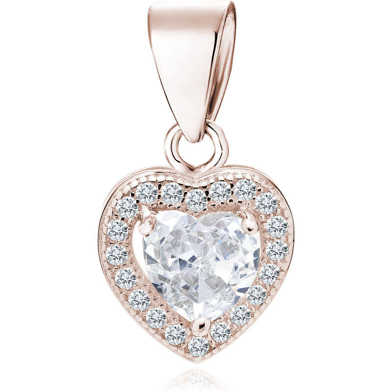 Olivie Stříbrný přívěsek SRDÍČKO ROSE 3925 49406672