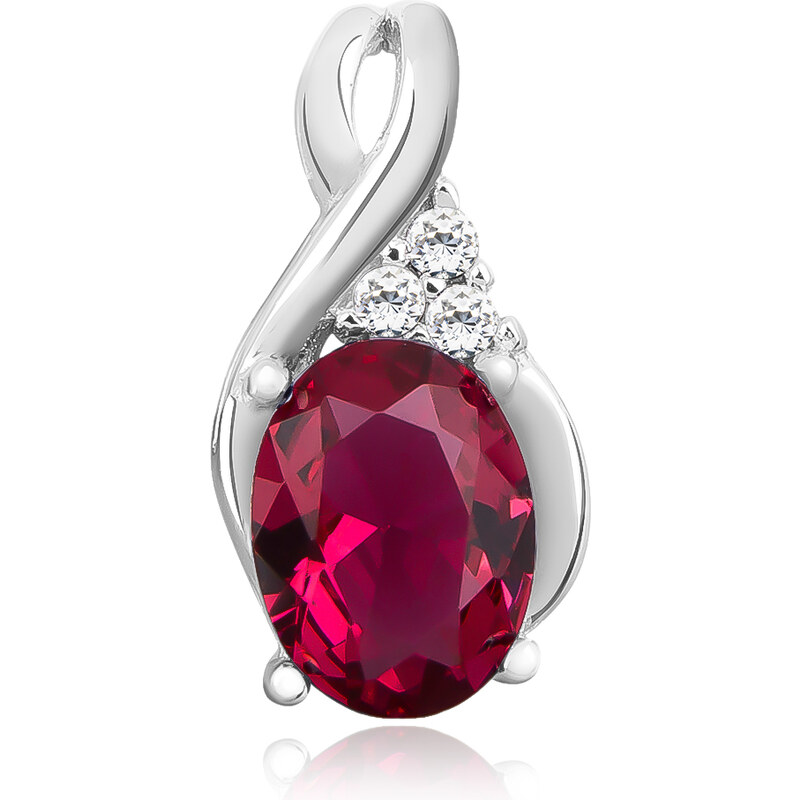 LUNICA Stříbrný přívěsek RUBY 100449087