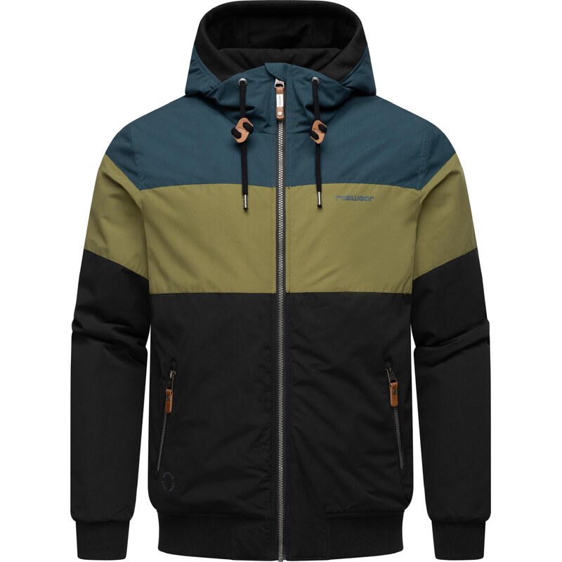 Ragwear Outdoorová bunda modrá / námořnická modř / červená /