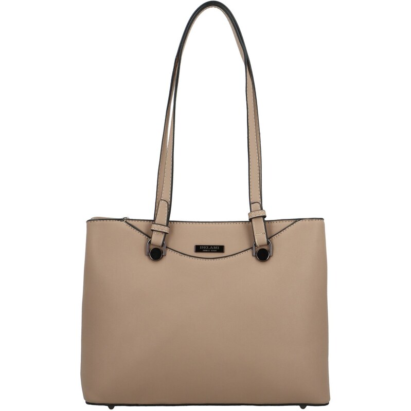 Módní dámská kabelka na rameno Delami Little Lady, taupe 100633468