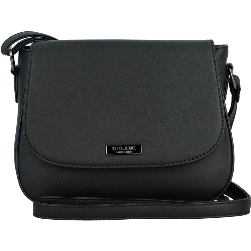 Dámská crossbody kabelka černá - Delami Little Charm černá