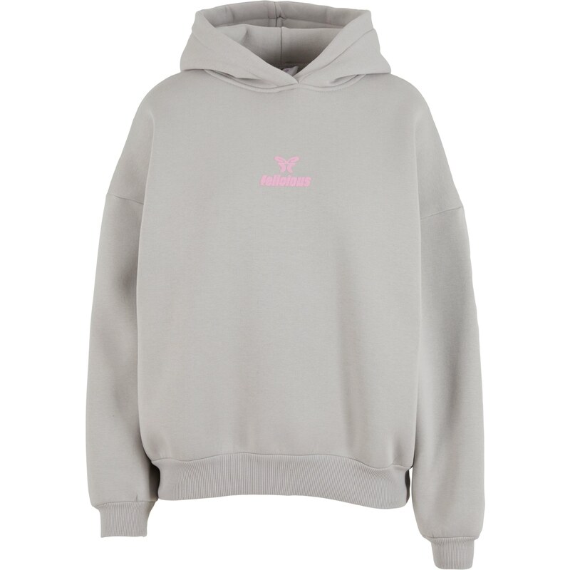 Felicious Mikina světle šedá / světle růžová