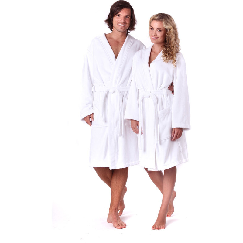 Unisex župan Sauna kimono 1250 bílá - Vestis