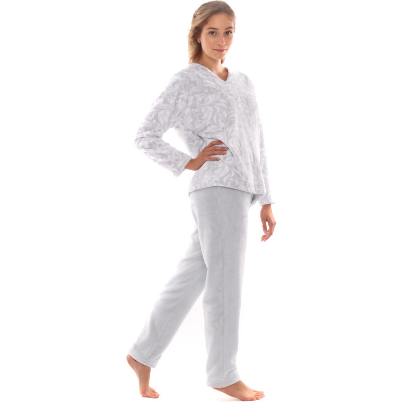 Dámské pyžamo Flora 6456 dove grey - Vestis
