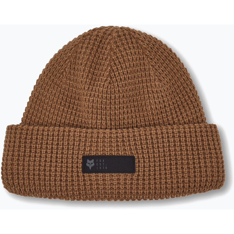 Pánská zimní čepice Fox Racing Zenther Beanie walnut
