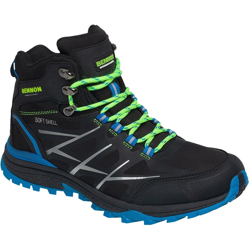 BENNON CALIBRO Blue High pánská kotníková outdoorová softshellová obuv 100650989
