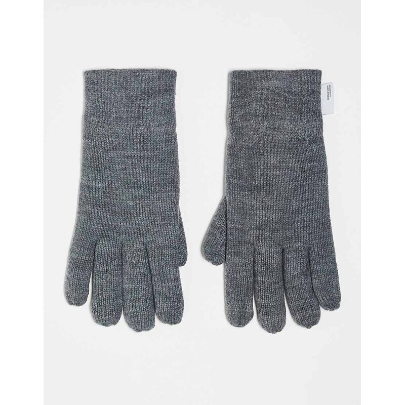 ONLY & SONS knit gloves in grey