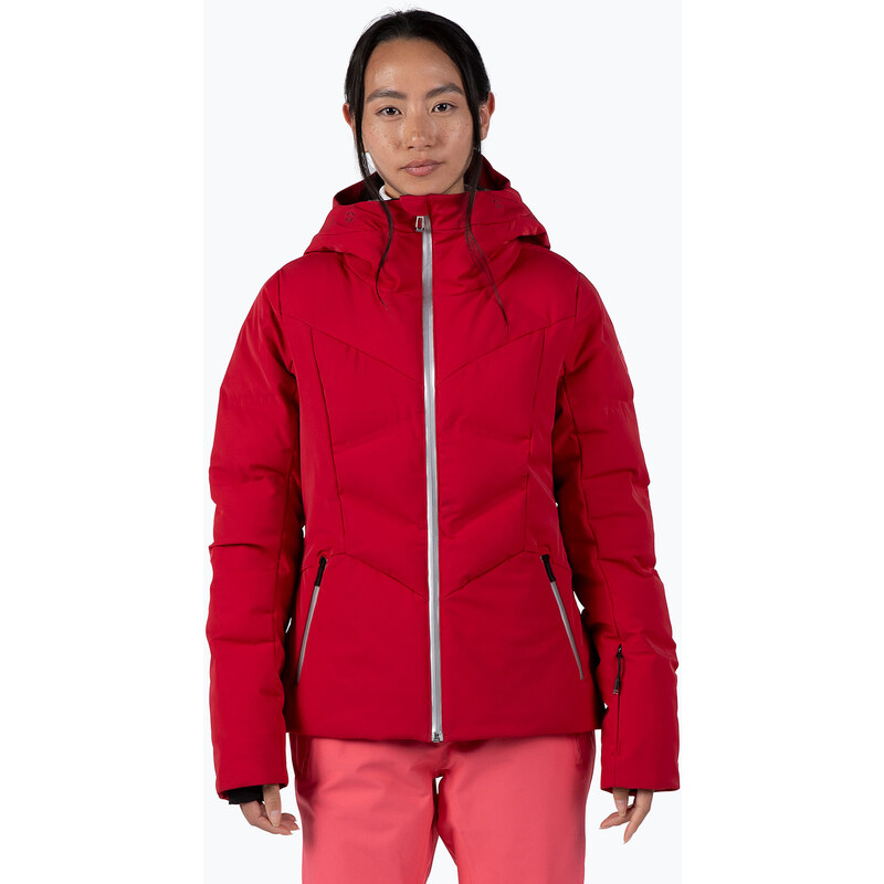Dámská lyžařská bunda Rossignol Blackside Puffy ruby red