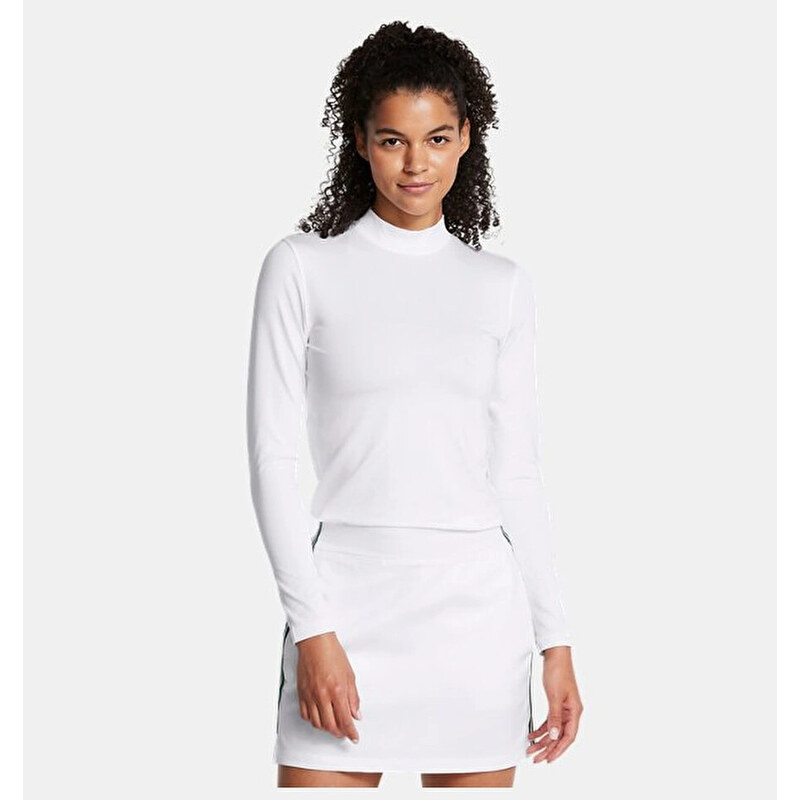 Under Armour UA Drive LS Mock-WHT