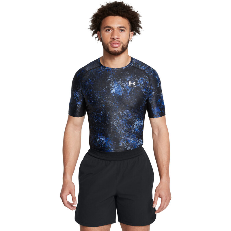 Under Armour UA HG IsoChill Prtd SS-BLU